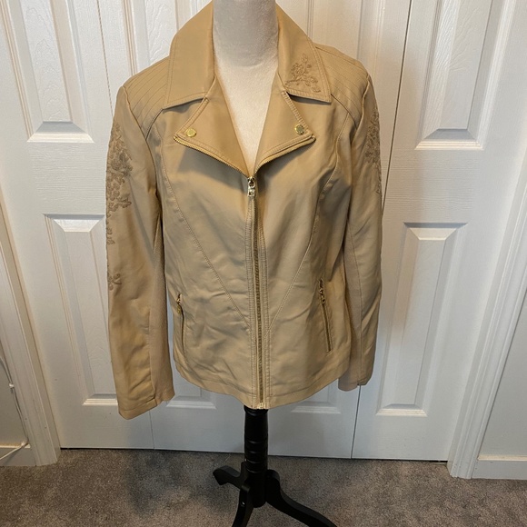 Andrew Marc size XL faux leather jacket - Picture 1 of 14